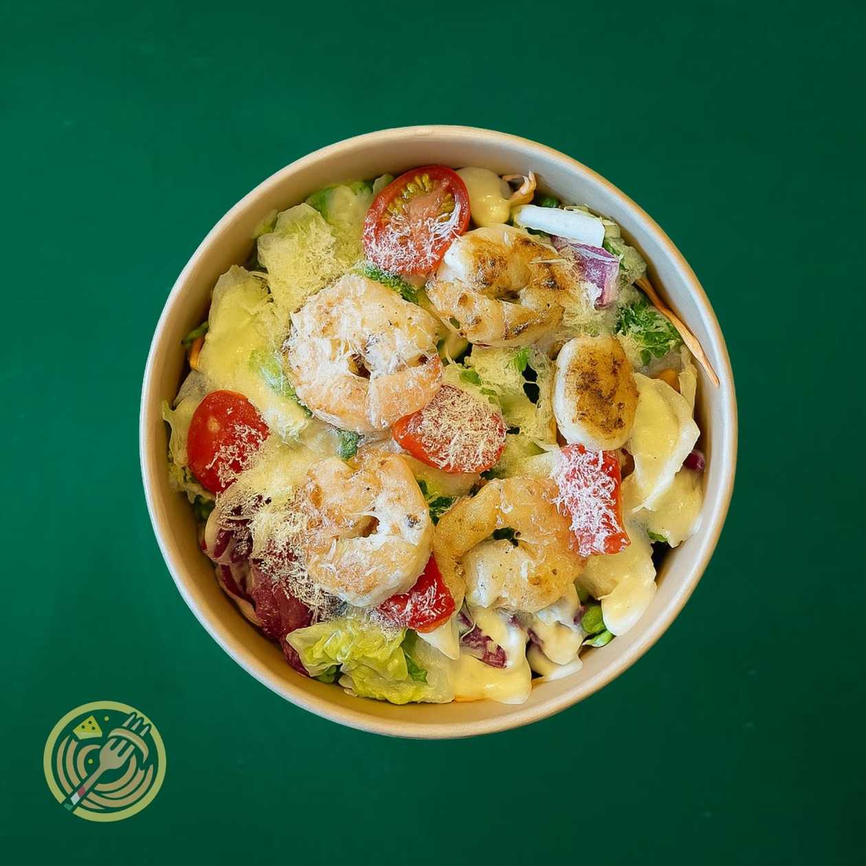 Caesar Salad with Shrimp