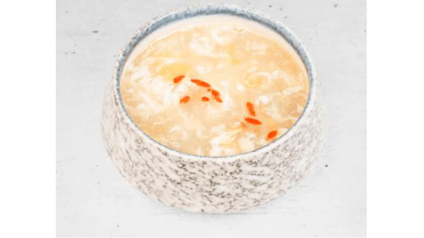 West Lake Beef Soup with Egg and Mushrooms