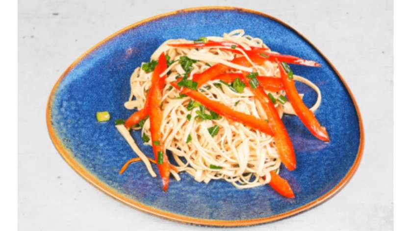 Tofu Skin with Scallions