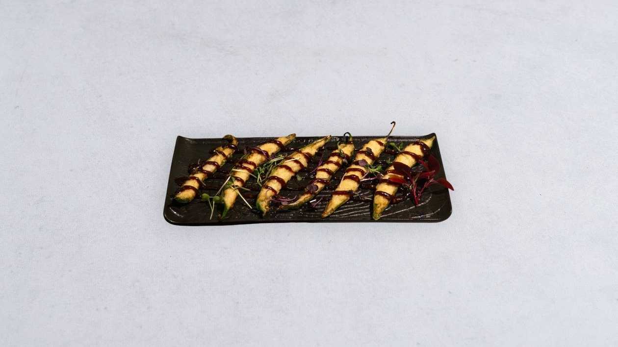 Grilled Peppers Stuffed with Shrimp Paste (4 pcs.)