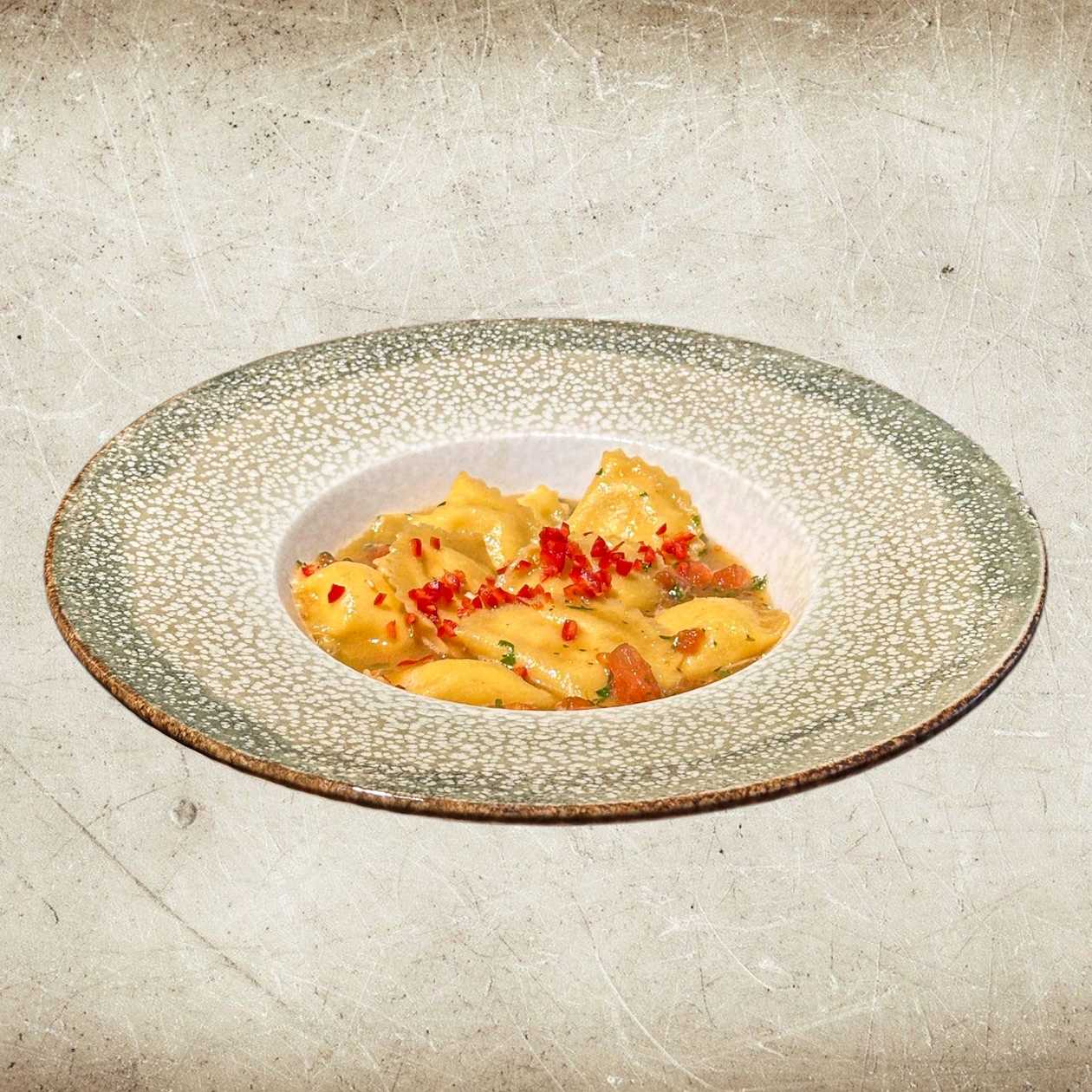 Ravioli with Prawns