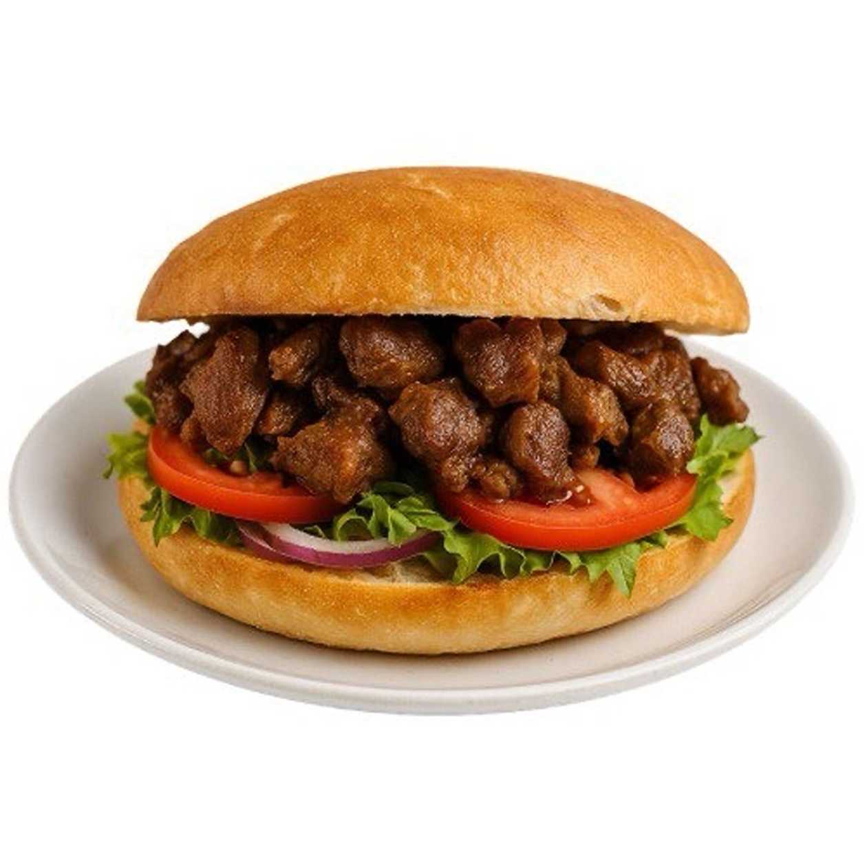 Sandwich With Roasted Meat Govurdak