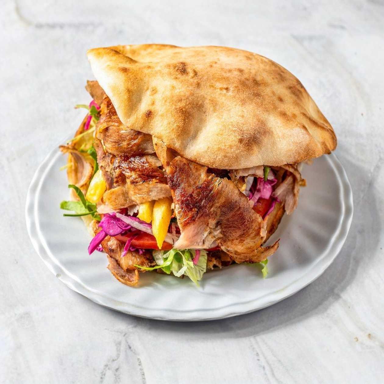 Chicken and Bun Kebab