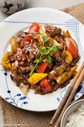 Beef in Black Pepper Sauce
