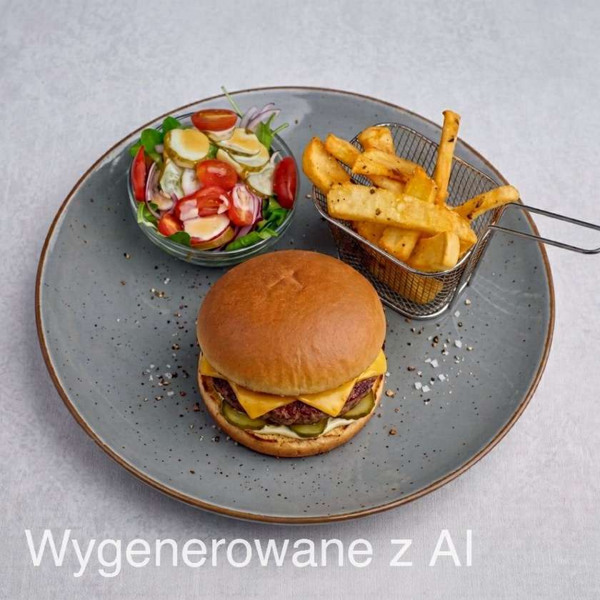 Pastrami Burger Lunch