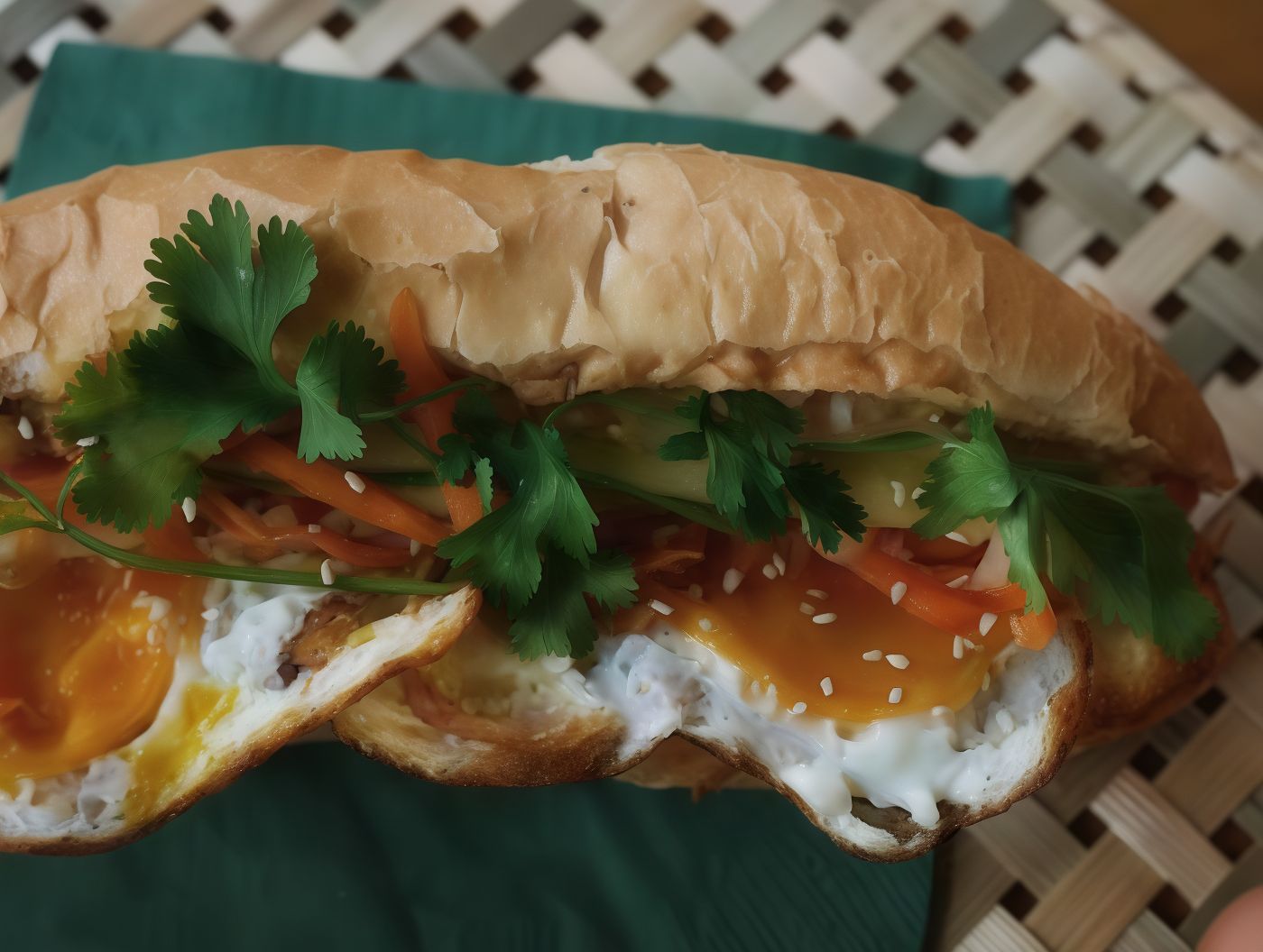 Kanapka Banh Mi z wietnamskim pasztetem