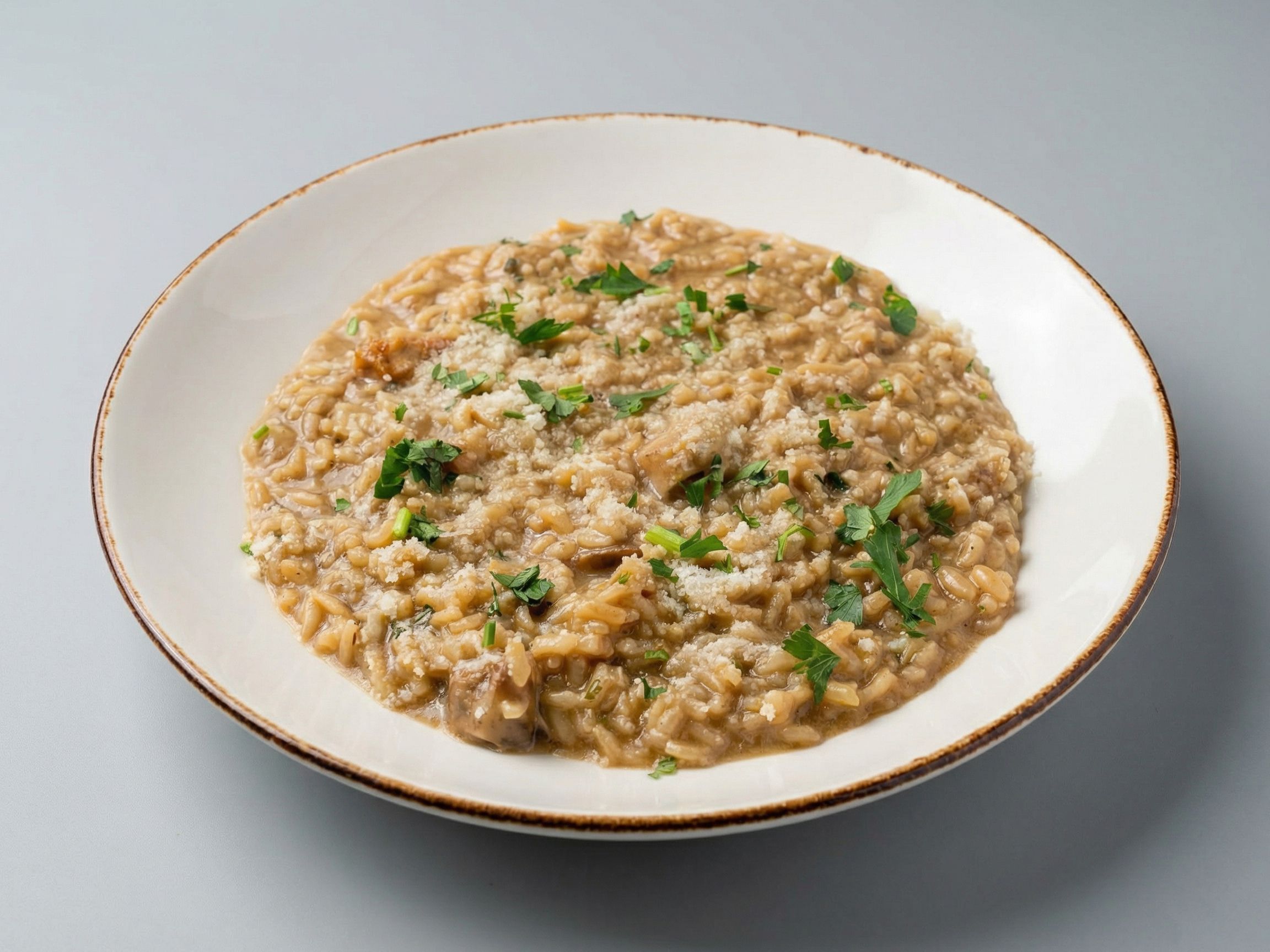 RISOTTO CON FUNGHI PORCINI (Czas przygotowywania 30 min)