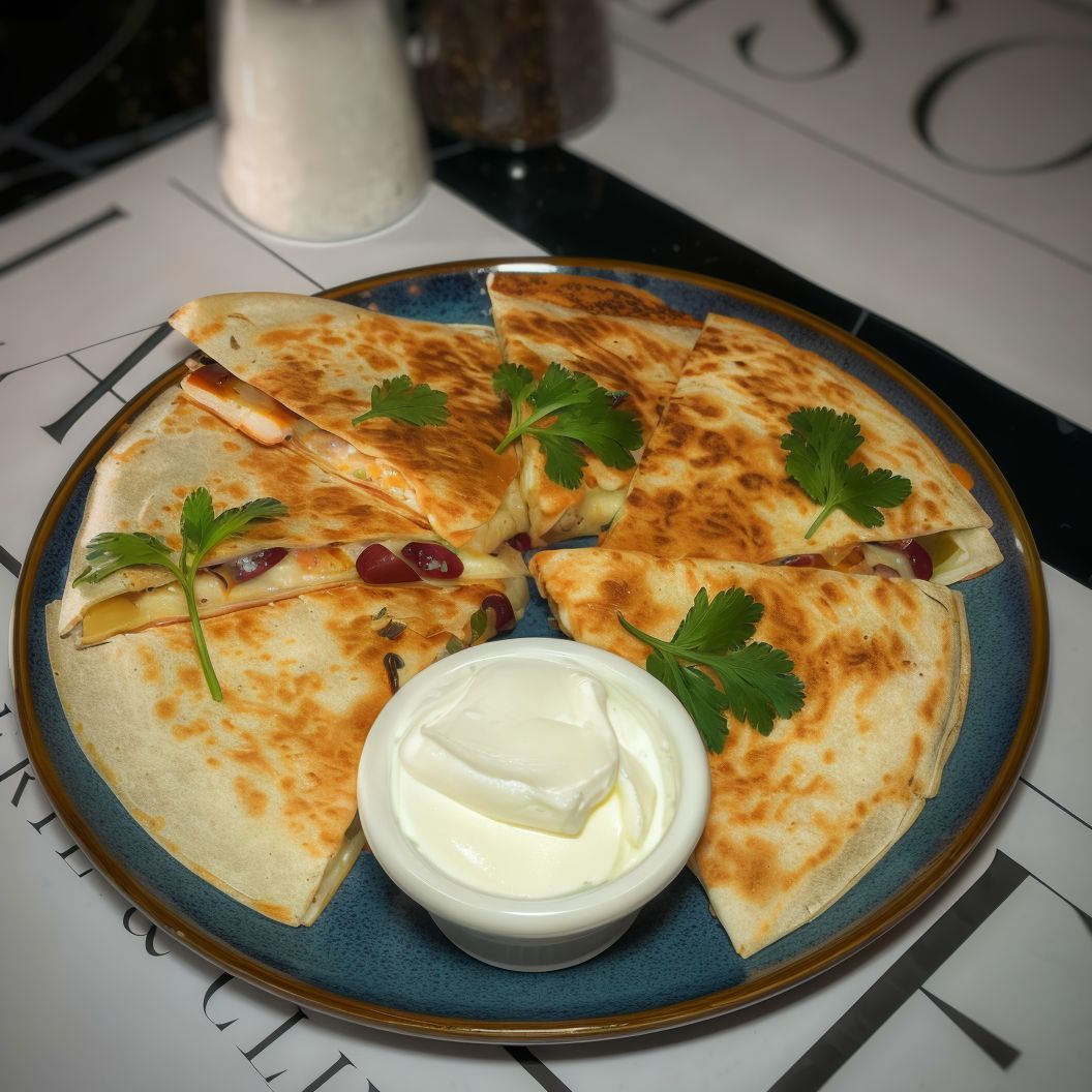 QUESADILLA Z KURCZAKIEM