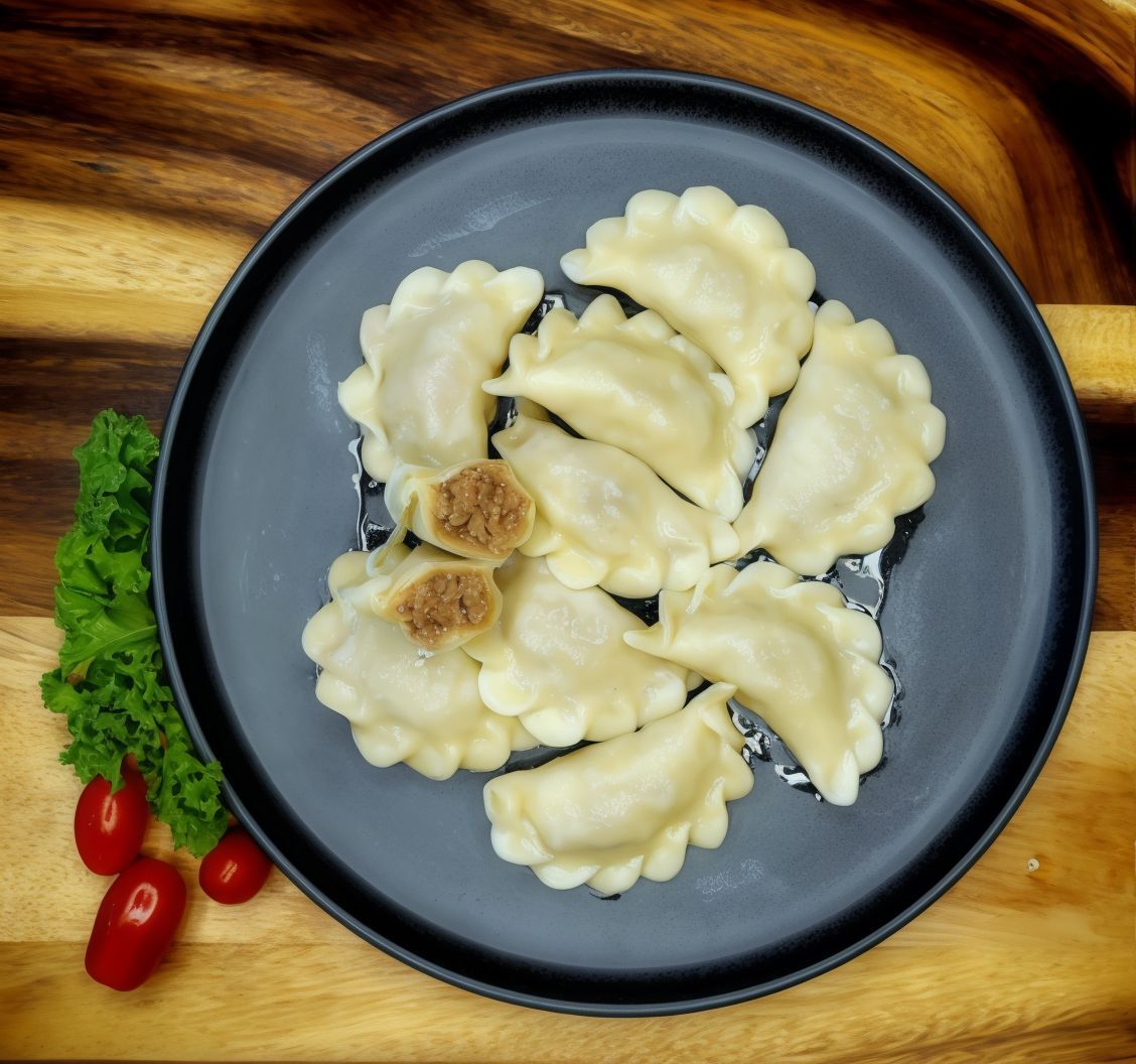 Pierogi z mięsem drobiowym