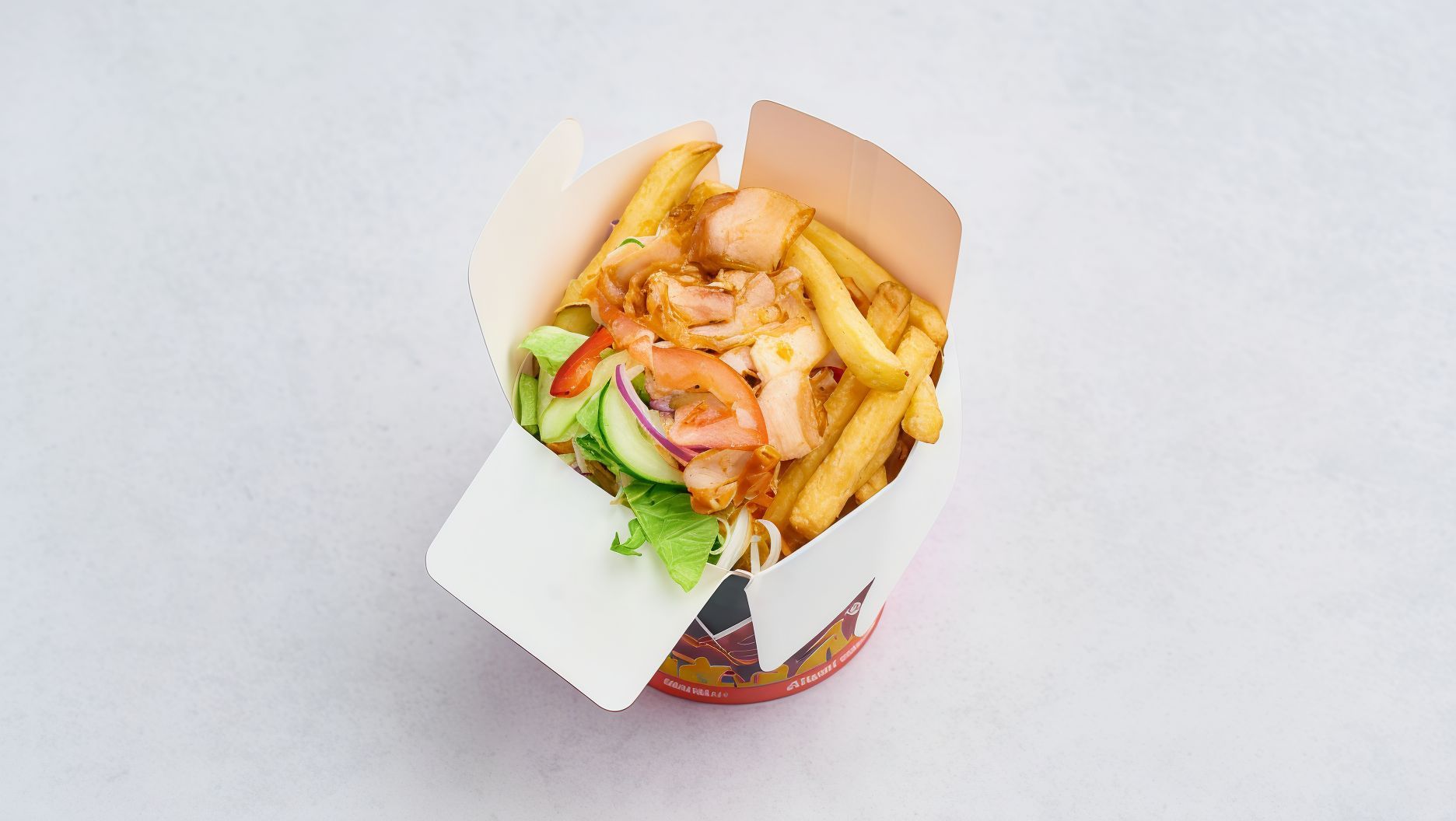 Kebab box z kurczakiem