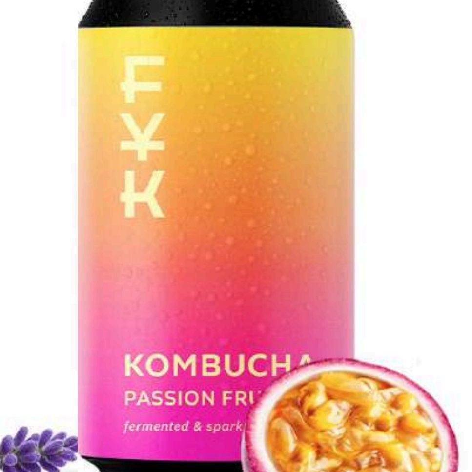 Kombucha Passion Fruit, puszka 330 ml