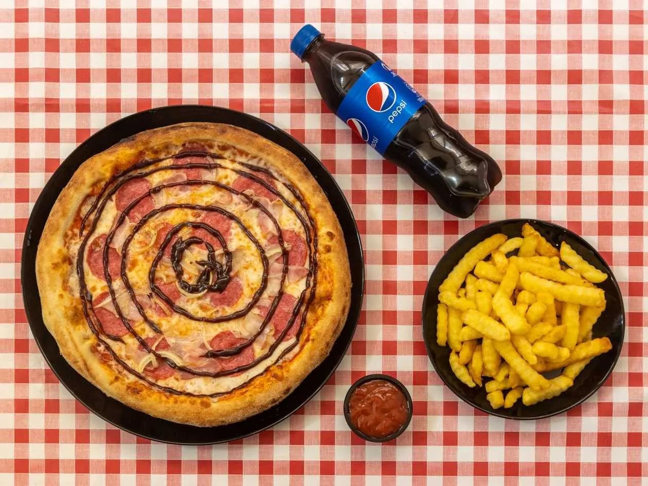 Pizza 33cm+Fries+Pepsi