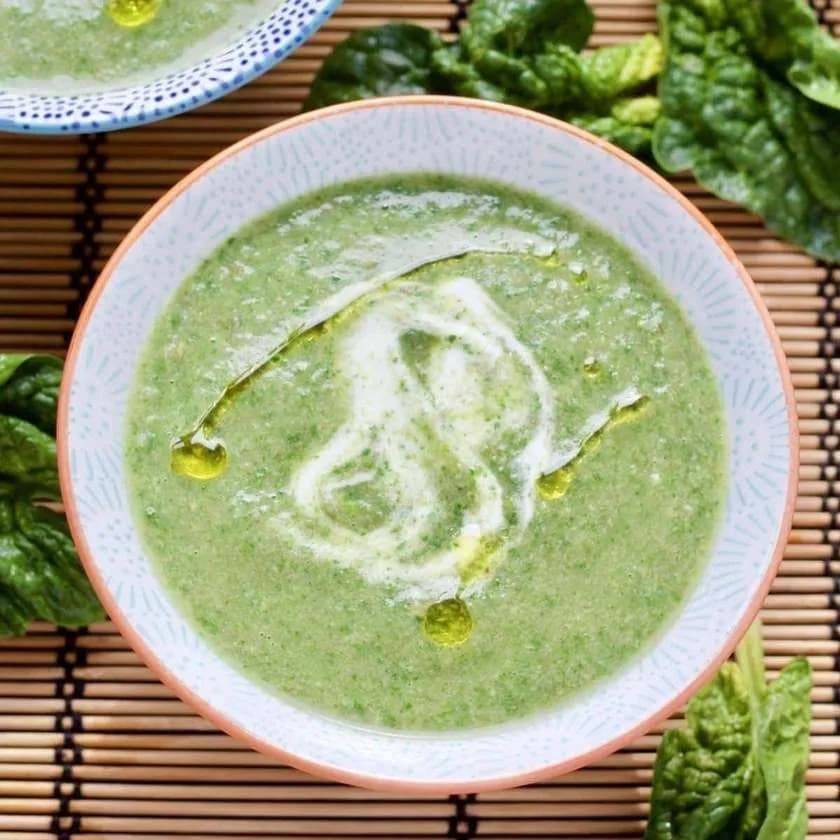 Mushroom Palak Soup