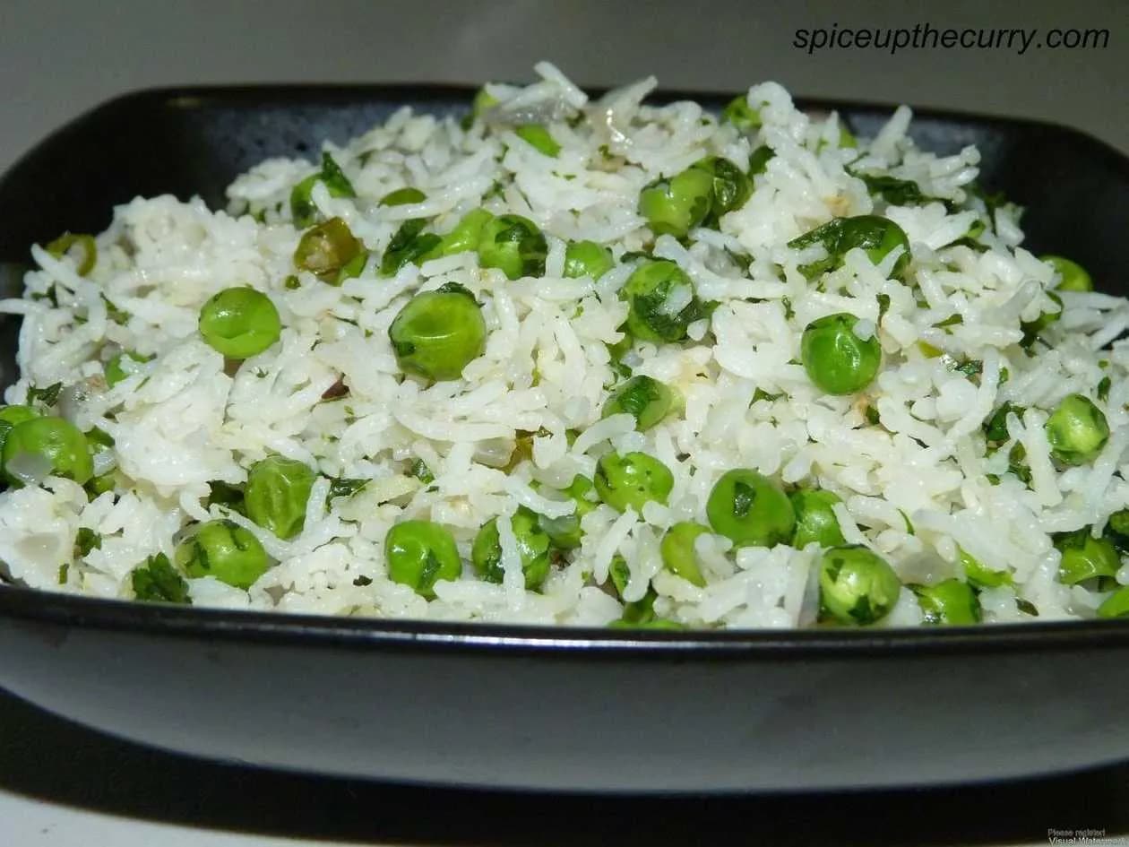 Green Peas Pulao