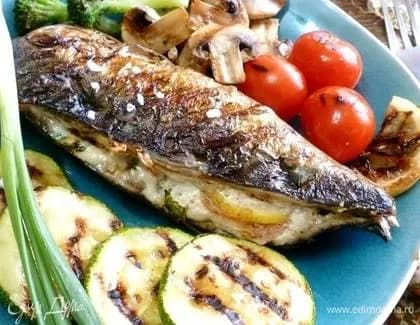 Baked Mackerel with Vegetables