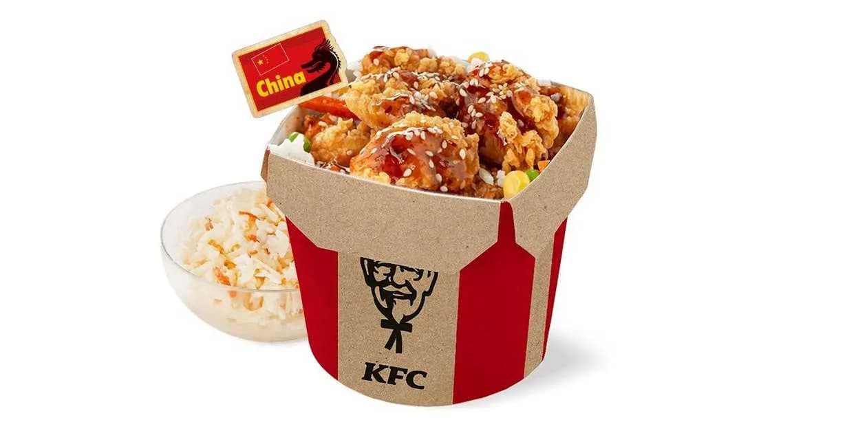 Zestaw Ryż i Bites Sweet Chilli Grande