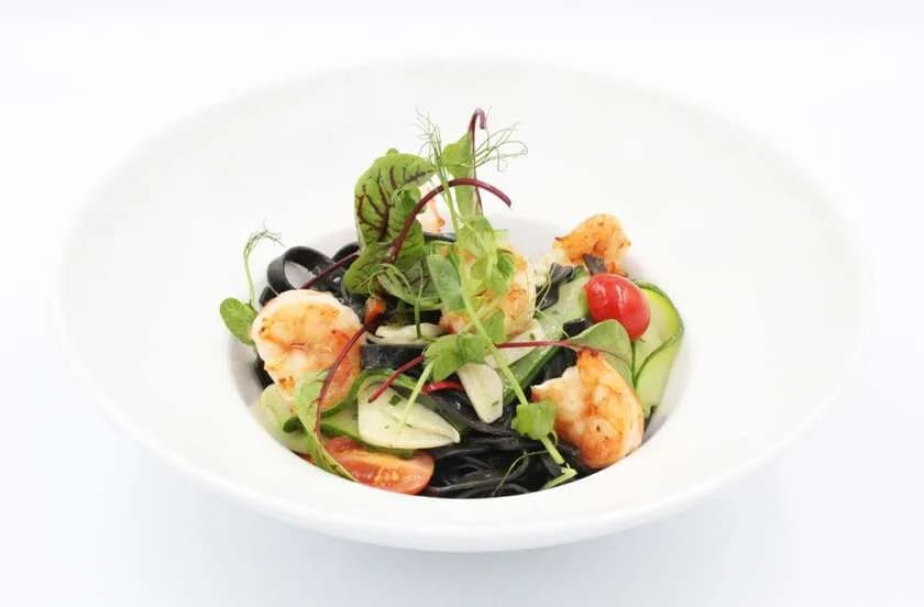 Tagliatelle nero gamberi