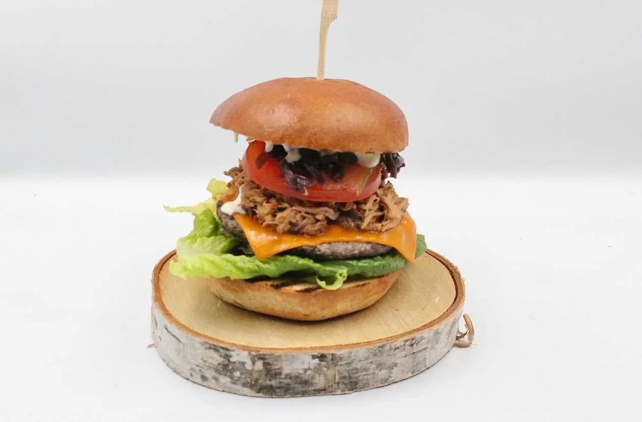 Pork & Beef Mega Burger