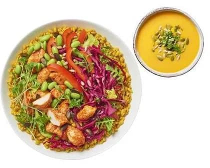 Bowl Kurczak Chilli + Zupa