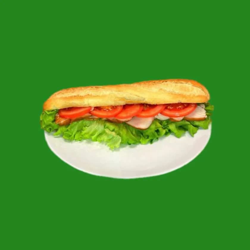 Bagieta z wędonym kurczakiem