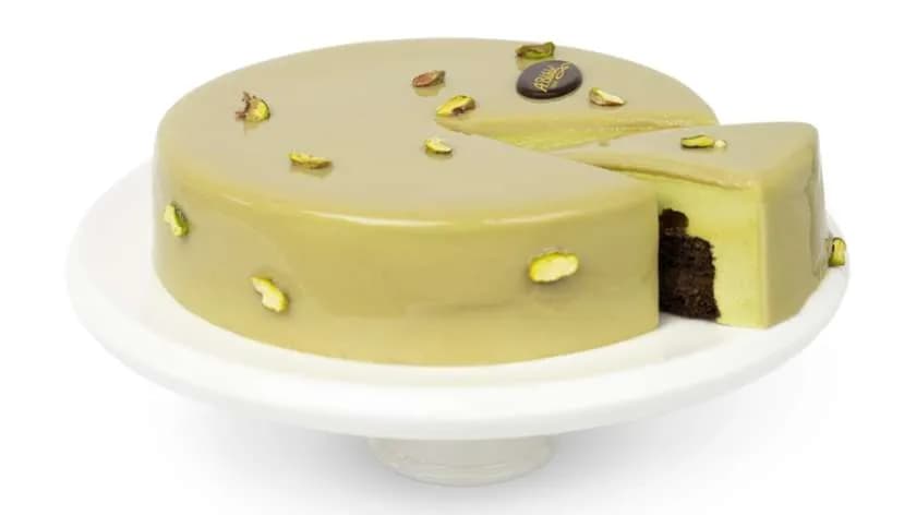 Tort Pistacjowy Z Musem Pomarańczowo-Limonkowym