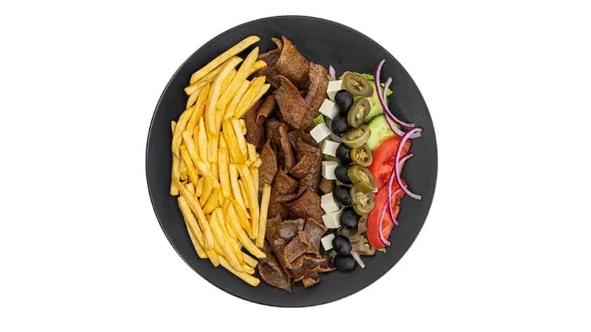 Kebap DeLuxe na talerzu