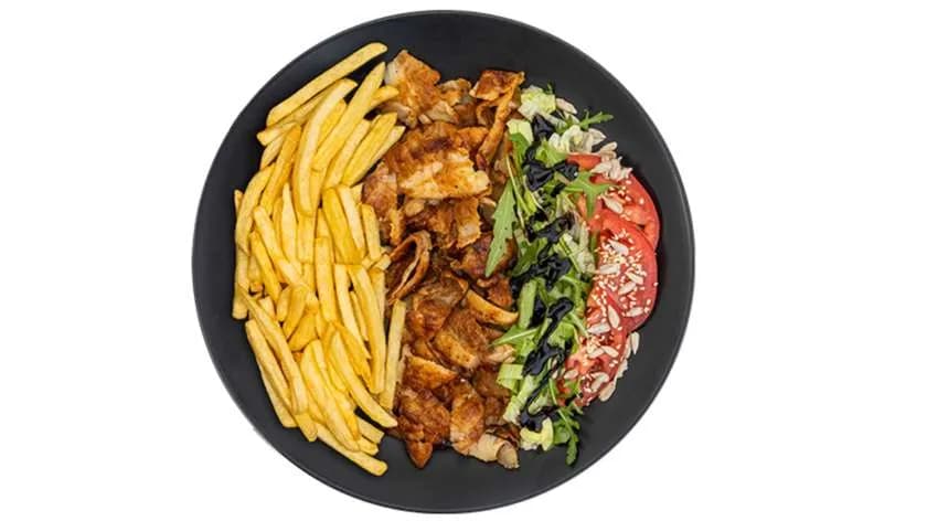 Kebap Fit na talerzu