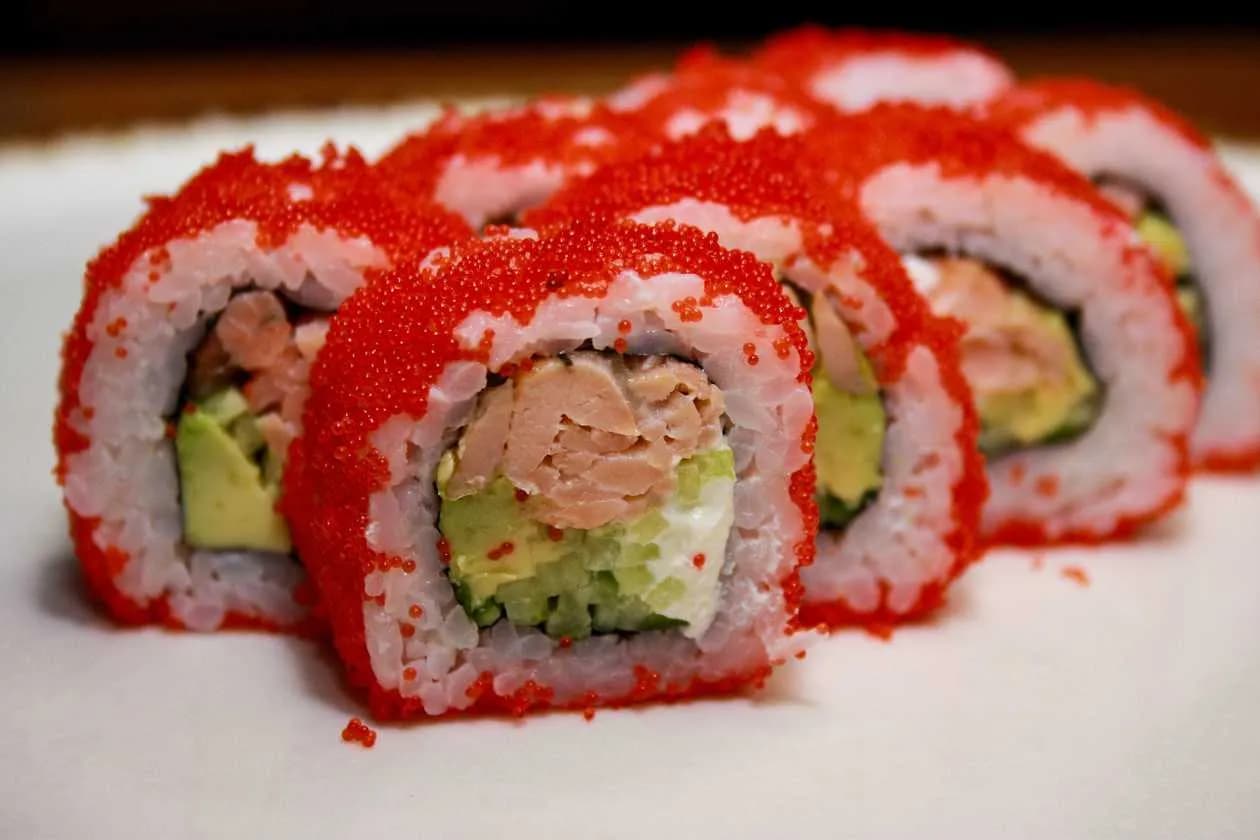 California with Roasted Salmon