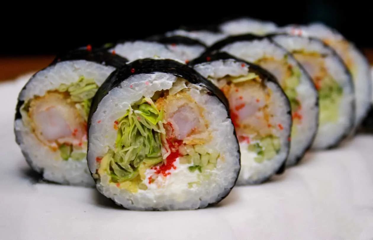 Futomaki with Shrimps