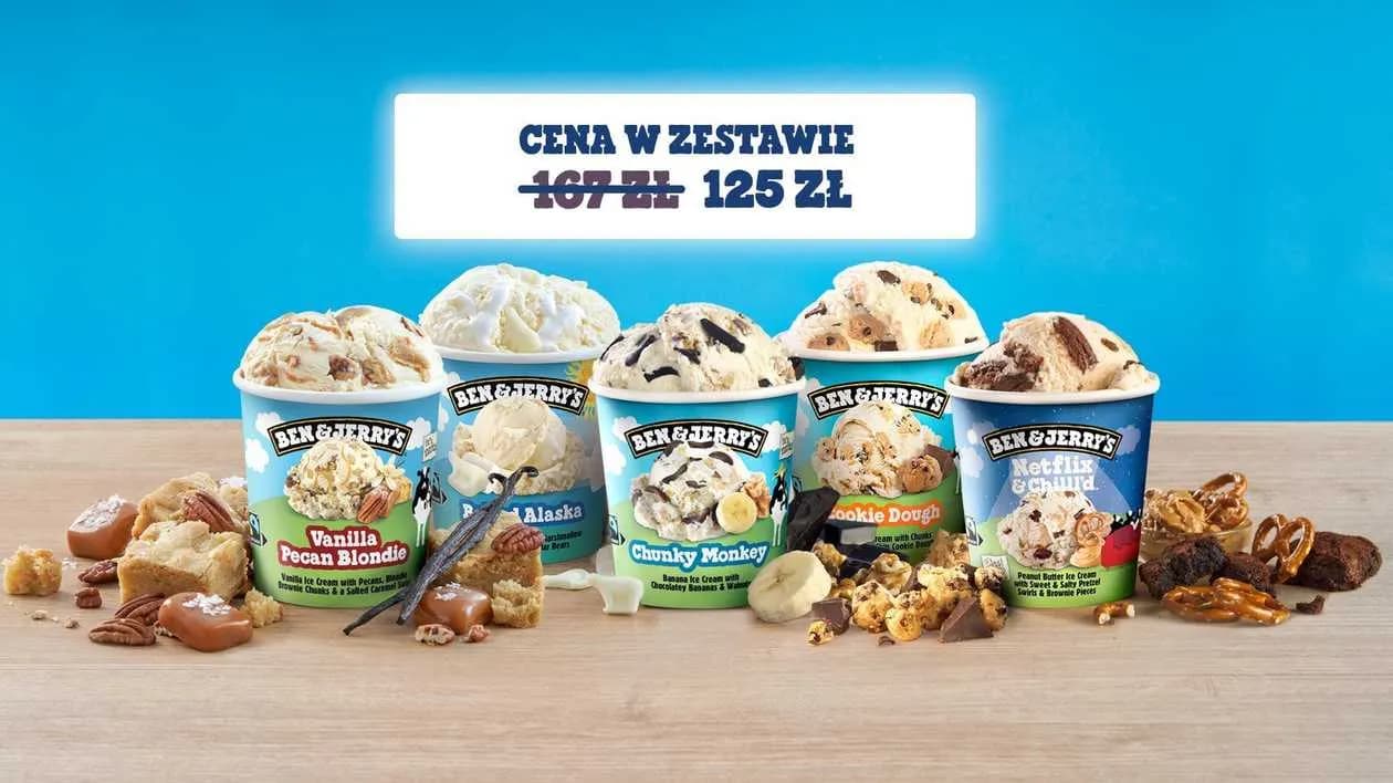 Zestaw 5 kubków BEN&JERRY'S