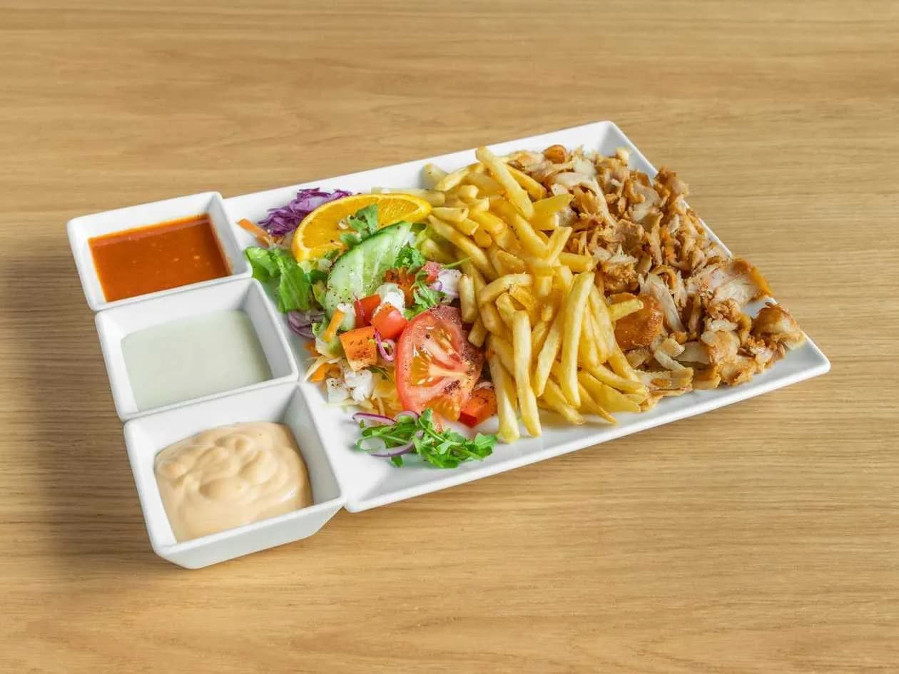 Kebab on a Plate