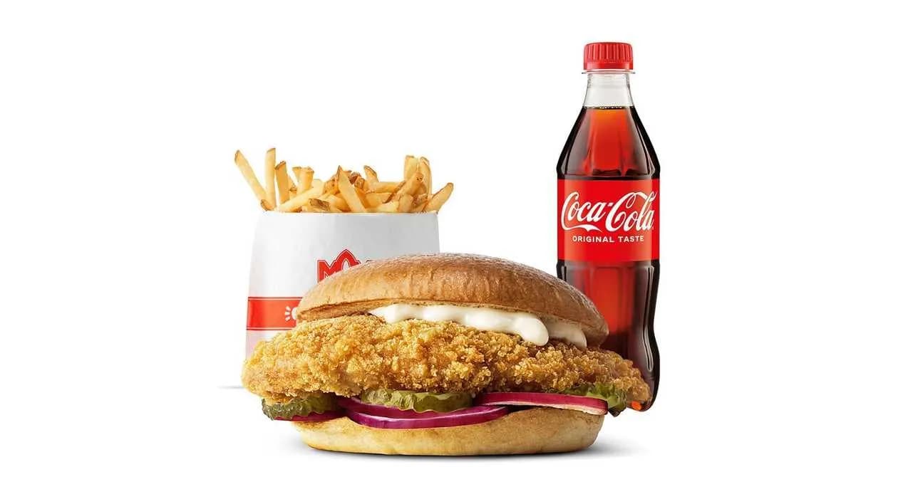 Grand Chicken Sandwich w zestawie