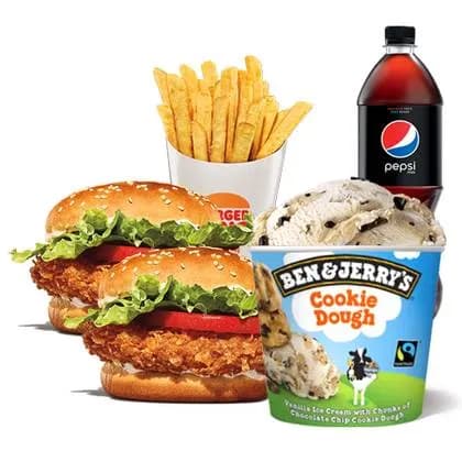B&J Deals Crispy Chicken for Two