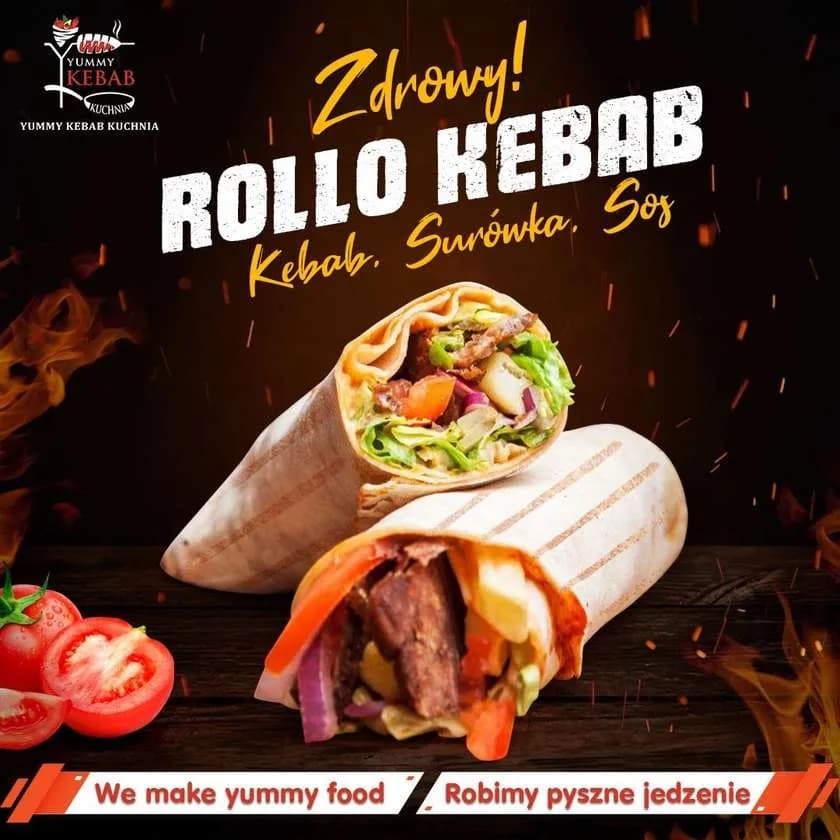 Rollo Kebab with Cheese Mega