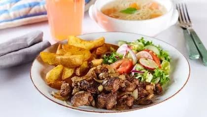 Liver with Champignons Set