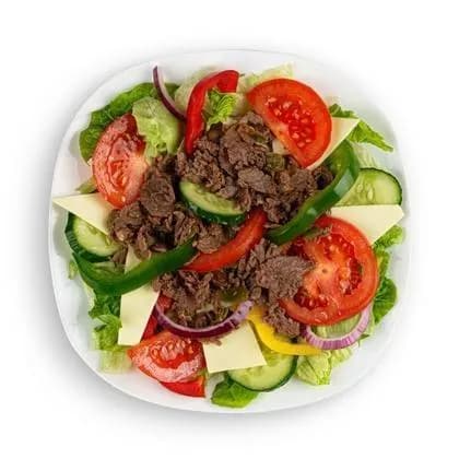 Steak with Cheese Salad