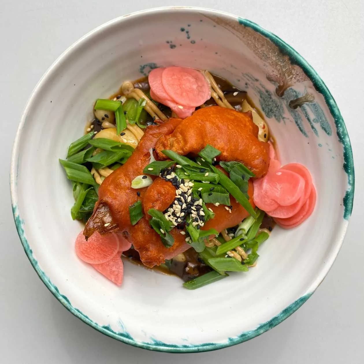 Tteokbokki ze skrzydełkami