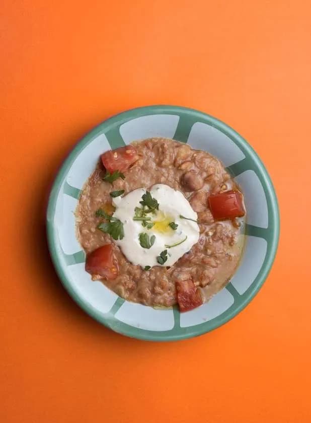 Palestinian Ful Plate