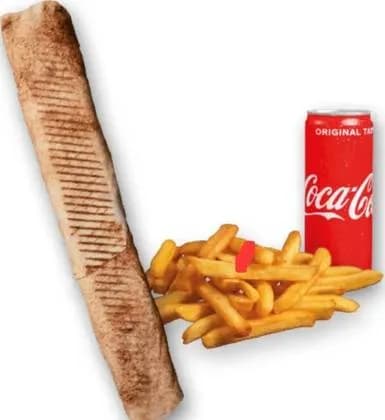 Giga Rollo + Coca-Cola zero 330ml + Fries