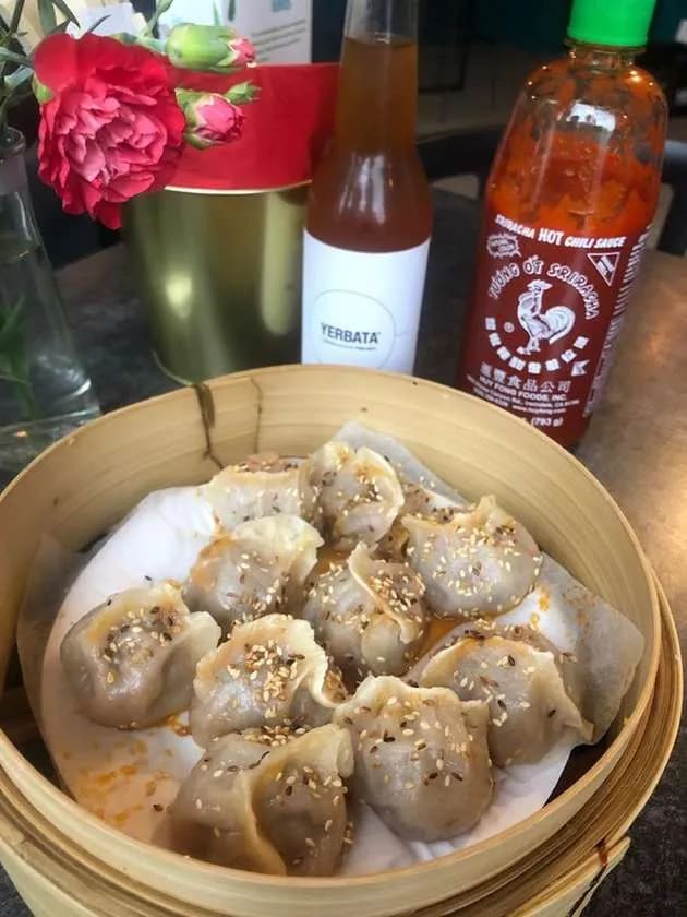 Jiaozi with Pork, Leek and Fresh Coriander