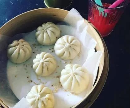 Baozi with Pork in BBQ Sauce