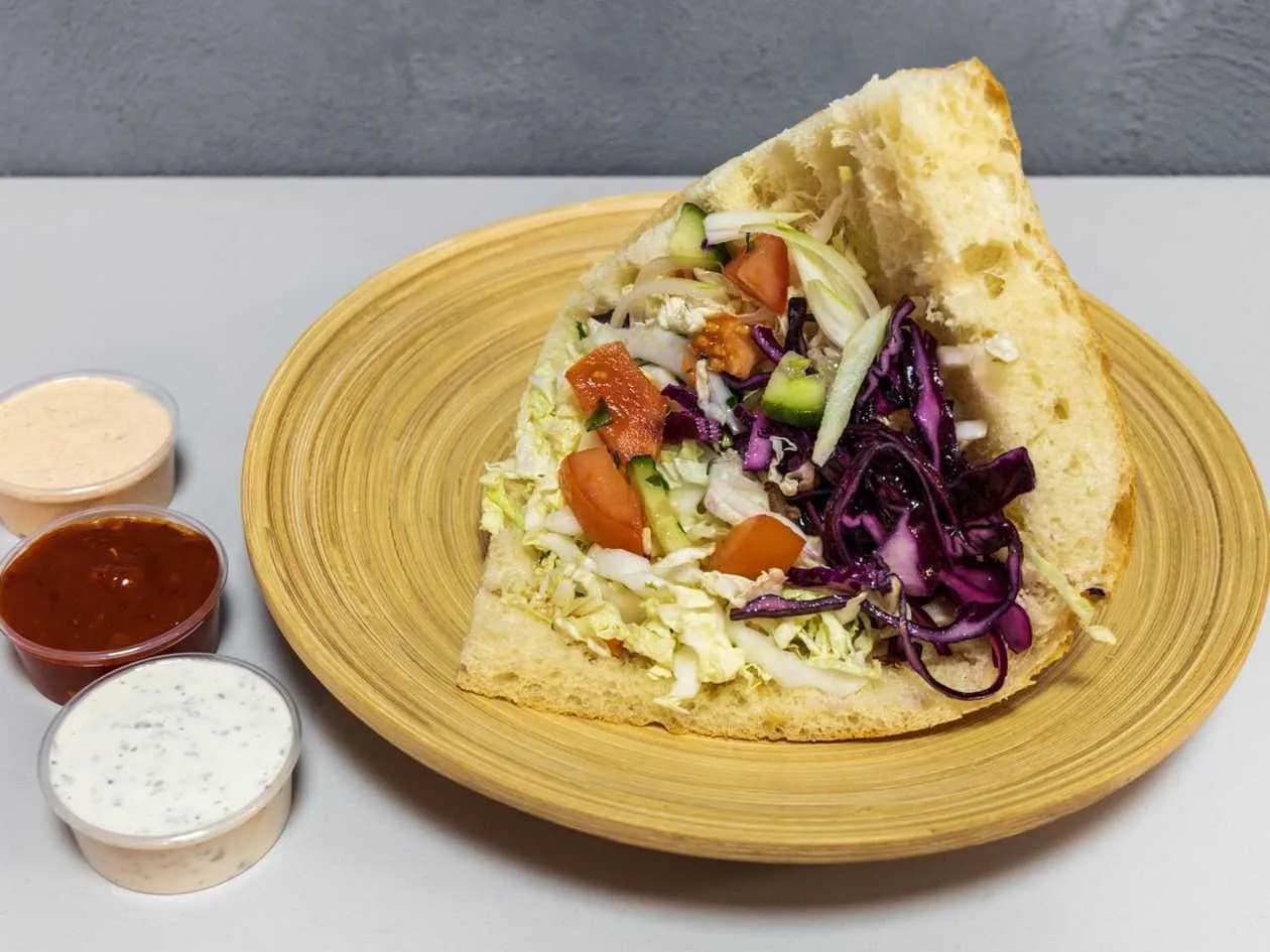 Doner Vege with French Fries