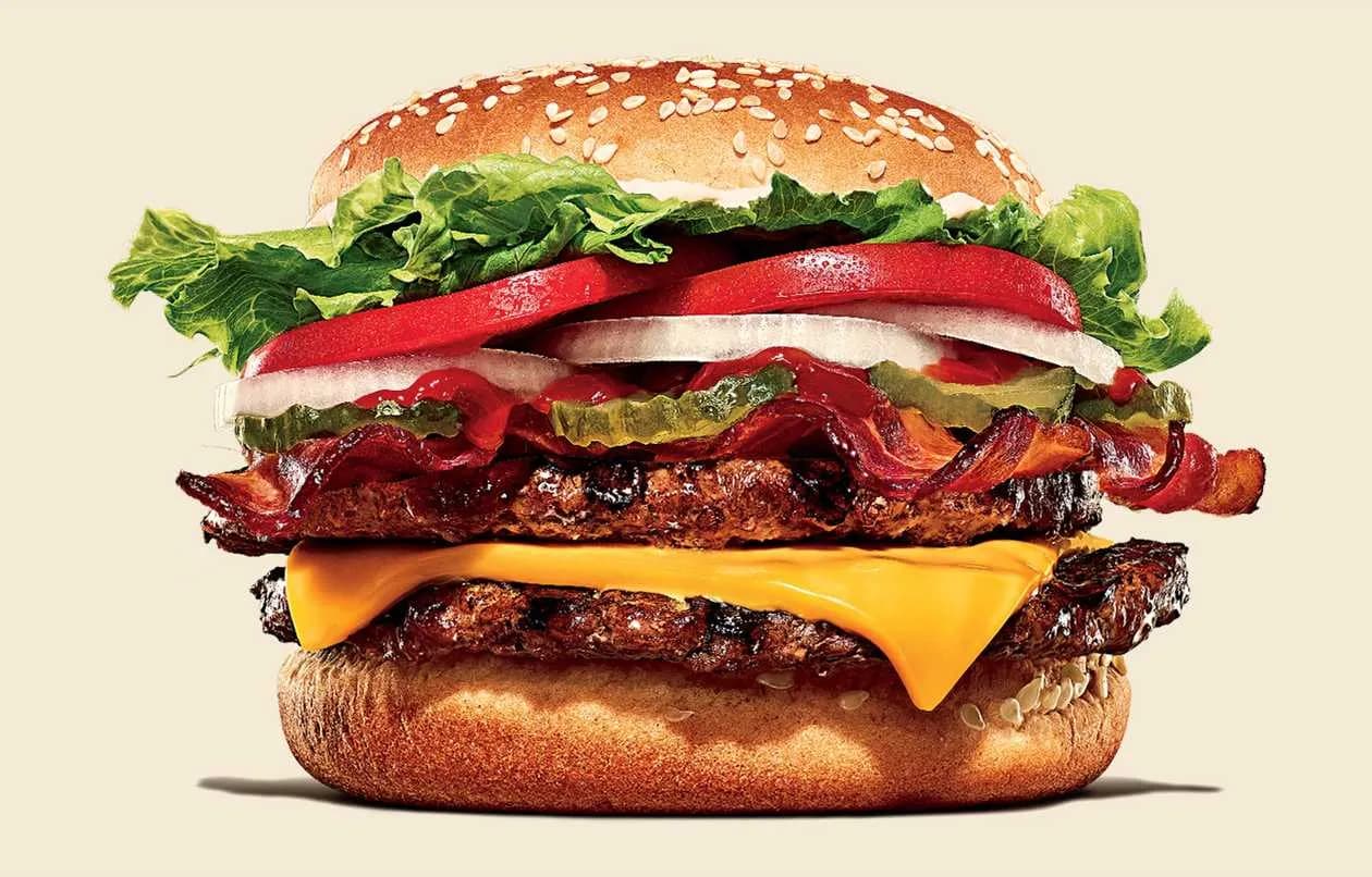 Double Bacon&Cheese Whopper