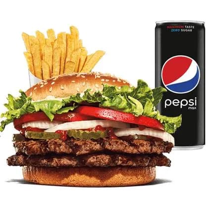 Double Whopper Burger Set