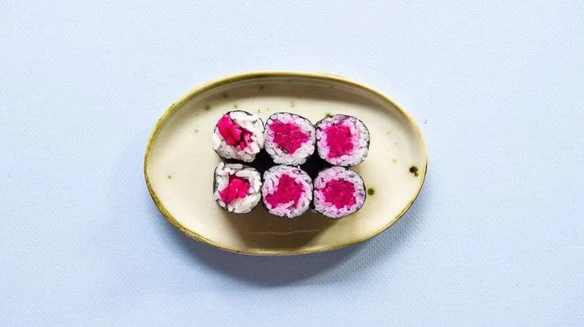 6 x Hosomaki z Rzodkwią czerwoną z burakiem