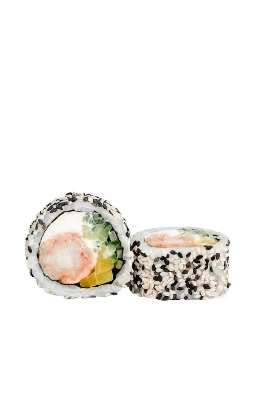 California z krewetkami w sezamie