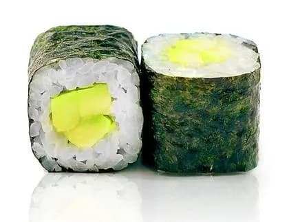 Hosomaki with Avocado and Philadelphia Cheese