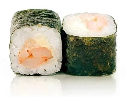 Hosomaki with Shrimp and Philadelphia Cheese