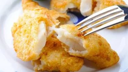 Telapia w panko z 2 sosami