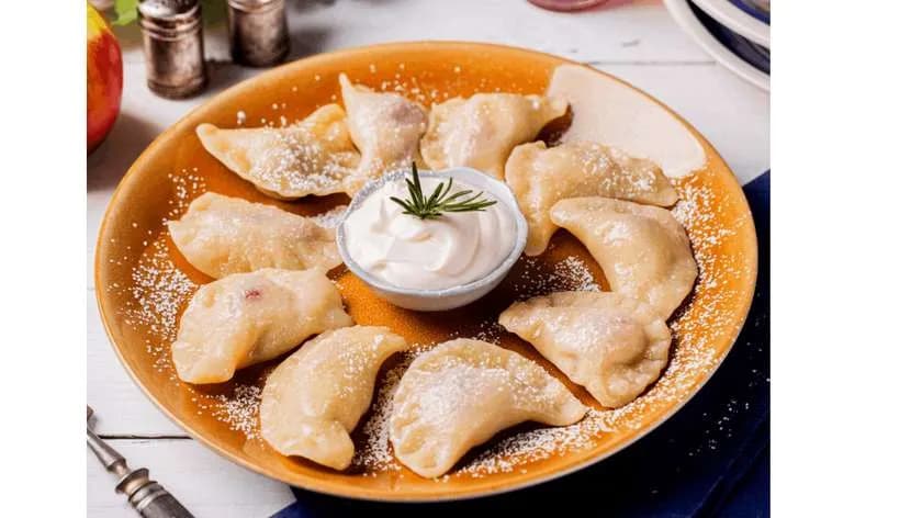 Pierogi z serem na słodko